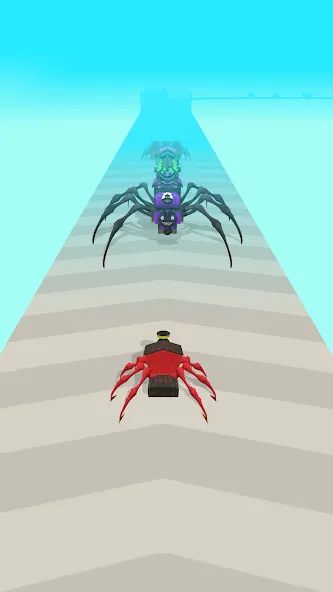 Merge Spider Train  [МОД Бесконечные деньги] Screenshot 4