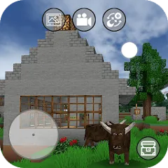 Взломанная Mini Block Craft (Мини Блок Ремесло)  [МОД Unlocked] - стабильная версия apk на Андроид