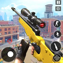 Скачать взлом Code of Sniper 3D Gun Shooting  [МОД Menu] - последняя версия apk на Андроид