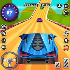 Взломанная Nitro Jump - Car Racing (Нитро Джамп Рейсинг)  [МОД Unlimited Money] - стабильная версия apk на Андроид