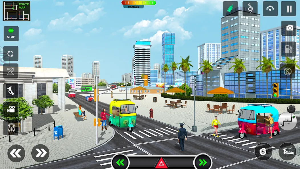 Tuk Tuk Auto Rickshaw Game 3d  [МОД Бесконечные монеты] Screenshot 4