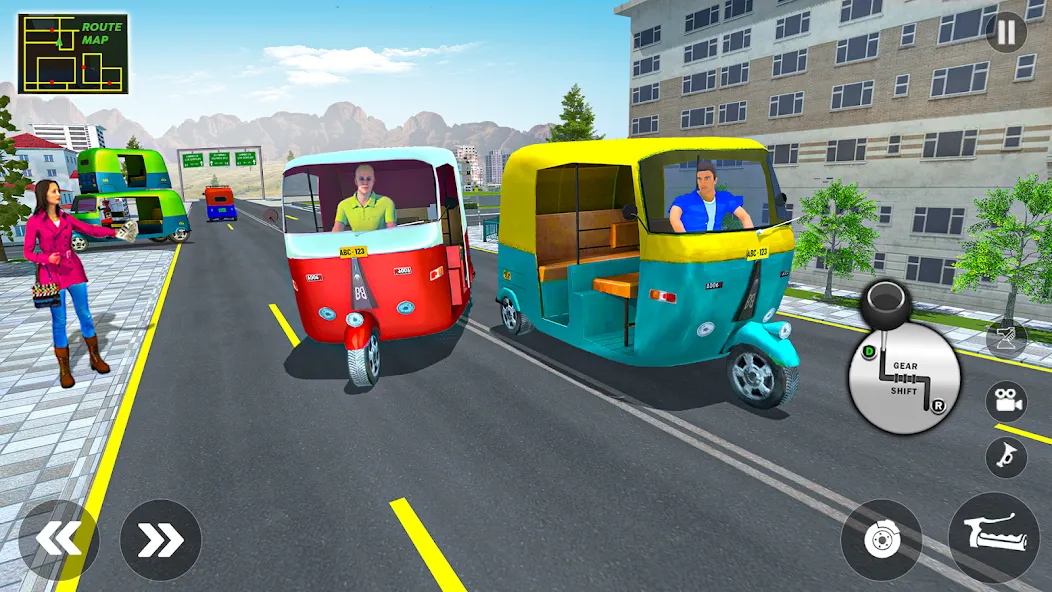 Tuk Tuk Auto Rickshaw Game 3d  [МОД Бесконечные монеты] Screenshot 5