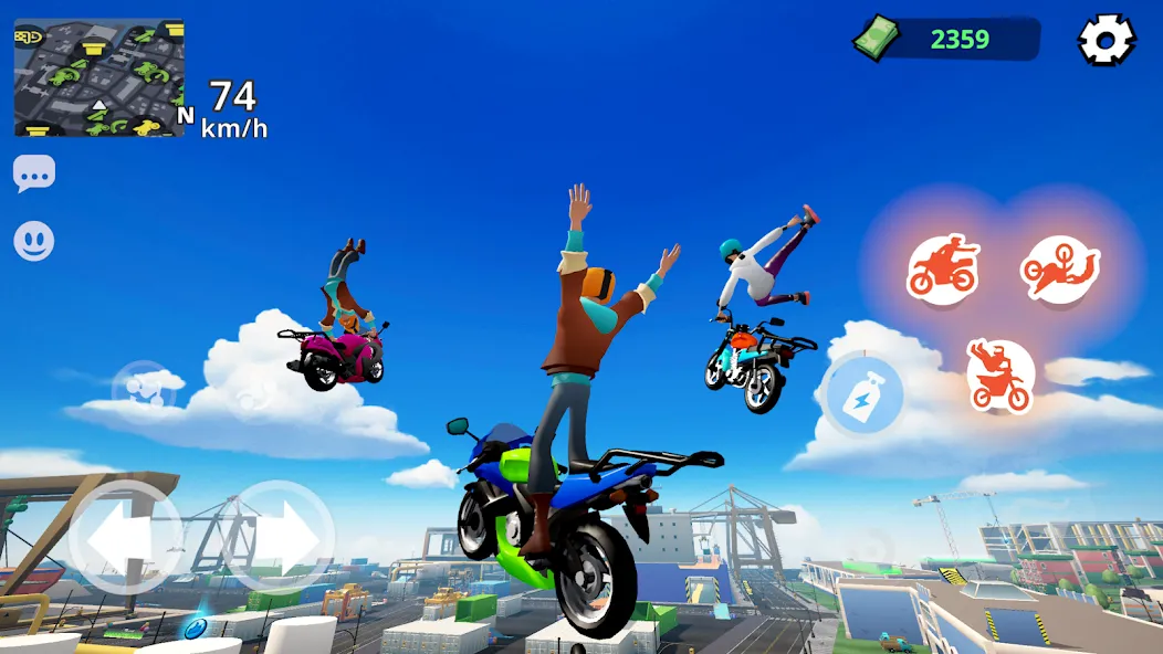 Moto City: Mad Bike Delivery (Мото Сити)  [МОД Menu] Screenshot 5