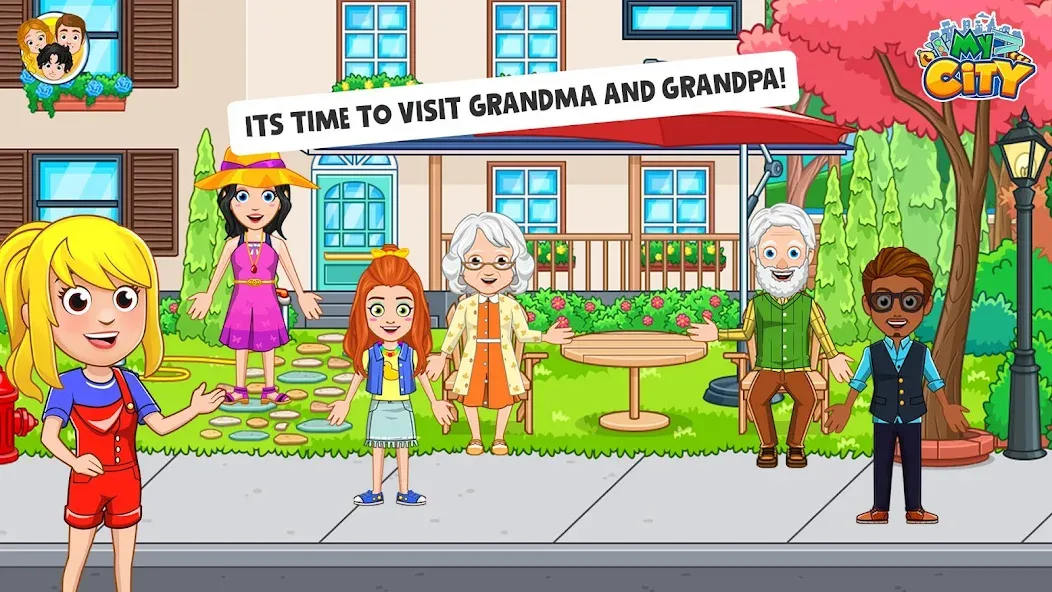 My City : Grandparents Home (Мой город)  [МОД Бесконечные монеты] Screenshot 1