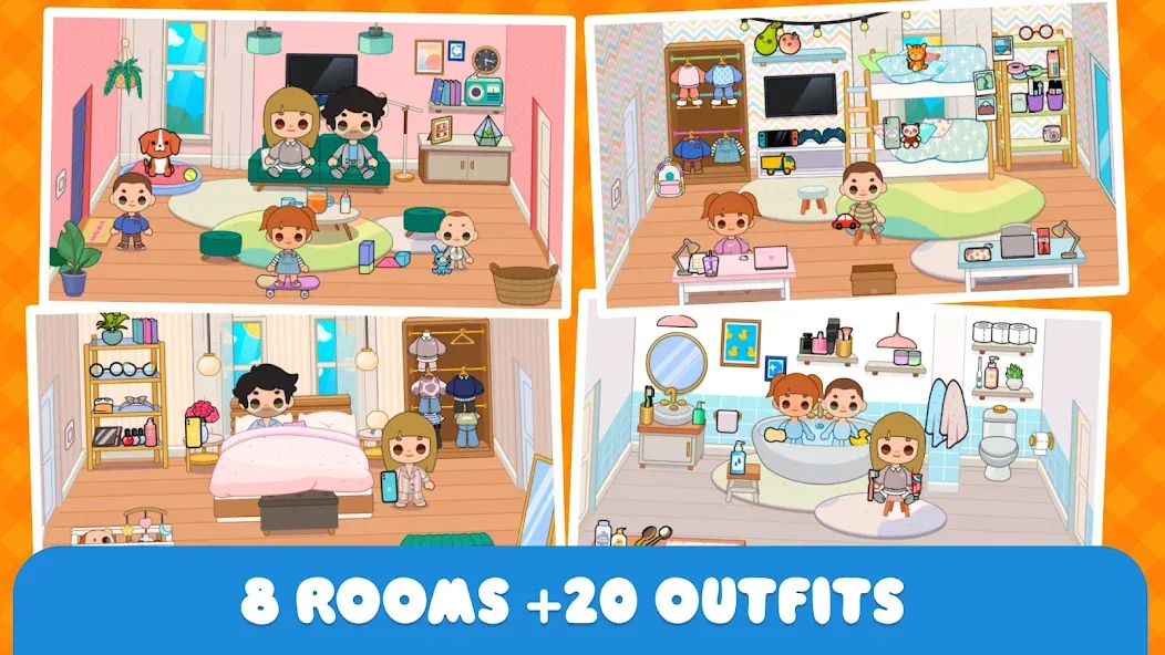 Minni Family Home - Play House (Минни Семейный дом)  [МОД Unlocked] Screenshot 1