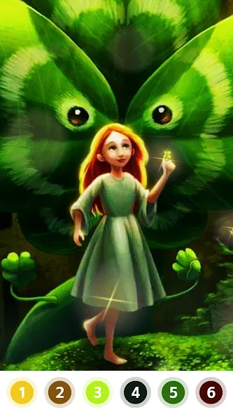 Myth & Fairy Color by Number  [МОД Mega Pack] Screenshot 4