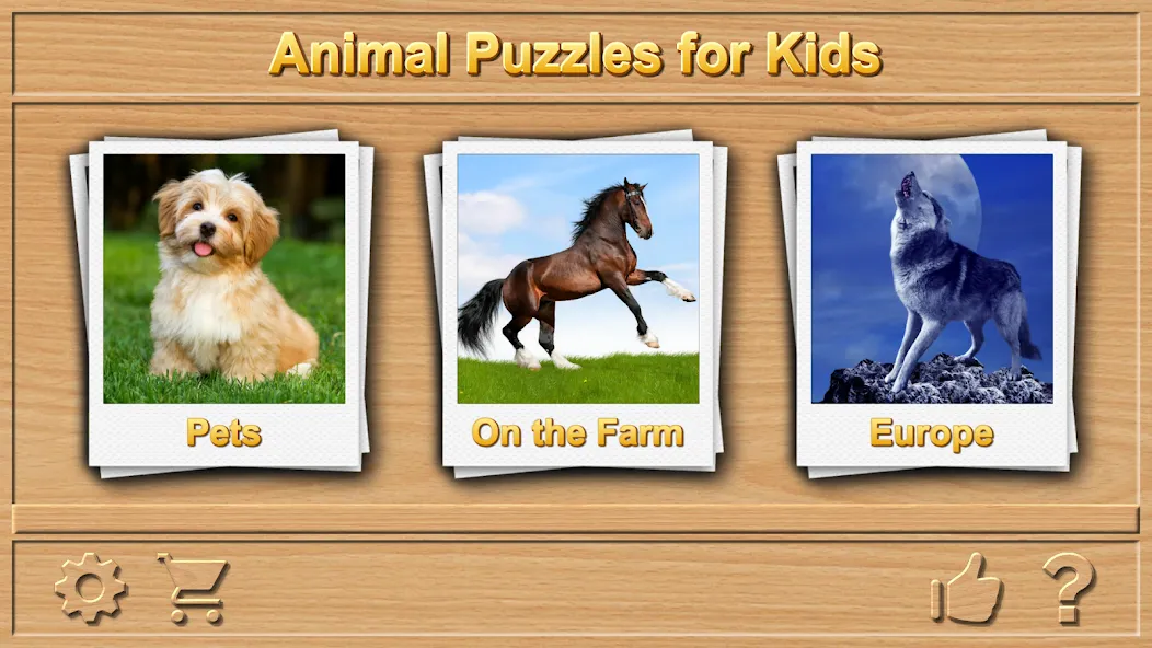 Animal Puzzles for Kids  [МОД Unlimited Money] Screenshot 1