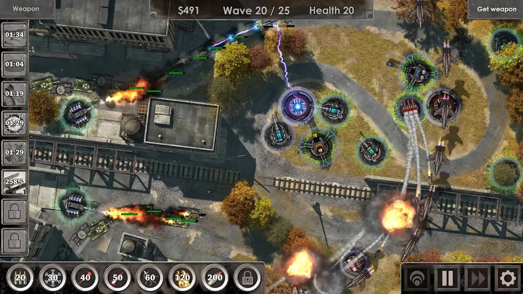 Defense Zone 3 Ultra HD (Дефенс Зона 3 Ультра ХД)  [МОД Много монет] Screenshot 2