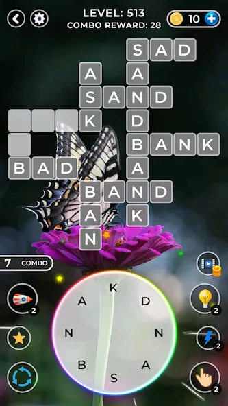 WOW4:Word Connect Offline Word (ВАУ 4)  [МОД Меню] Screenshot 2