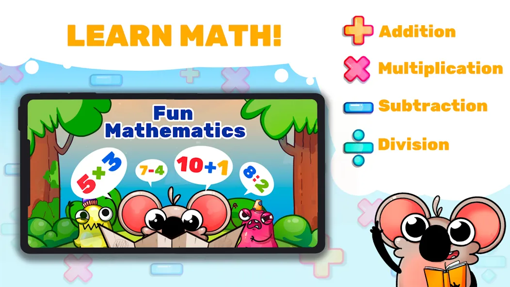 Fun Math Facts: Games for Kids  [МОД Все открыто] Screenshot 1
