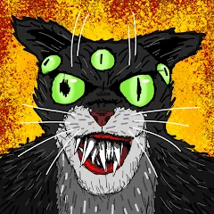 Взлом Cat Fred Evil Pet. Horror game  [МОД Unlocked] - стабильная версия apk на Андроид