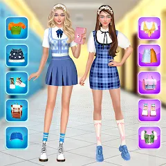 Взлом College Dress Up for Girls (Капель Макеовер)  [МОД Menu] - полная версия apk на Андроид