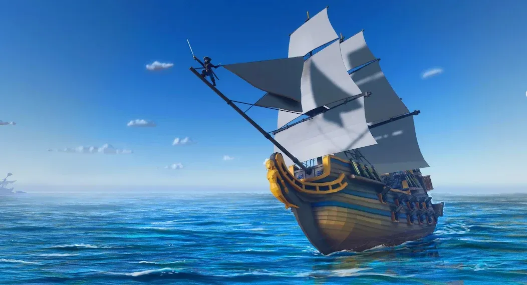 Pirate Polygon Caribbean Sea (Пиратская Полигон Карибское море)  [МОД Unlocked] Screenshot 1
