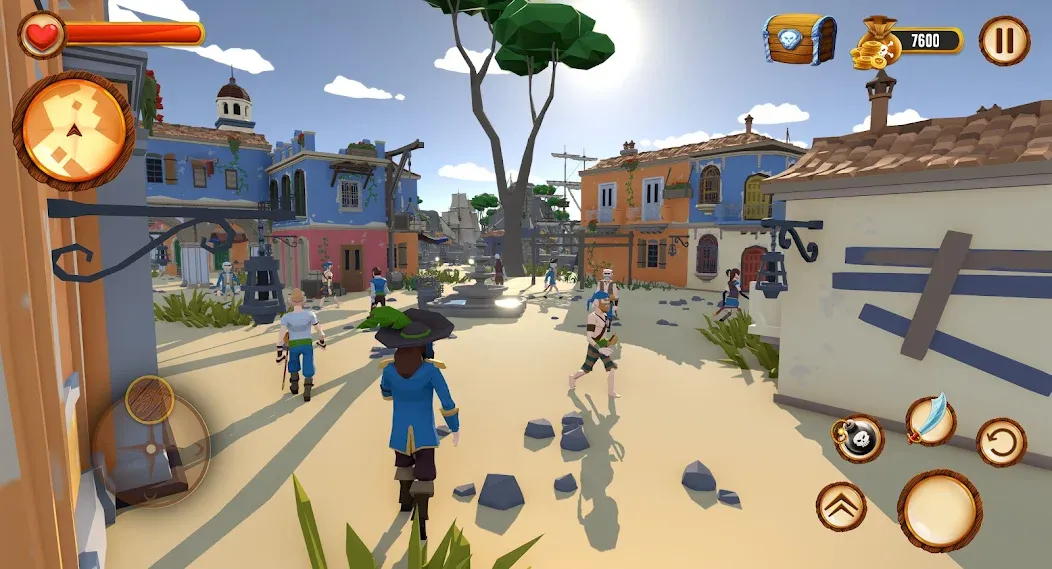 Pirate Polygon Caribbean Sea (Пиратская Полигон Карибское море)  [МОД Unlocked] Screenshot 5