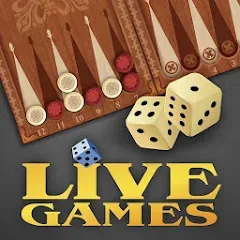 Взломанная Backgammon LiveGames online  [МОД Unlimited Money] - полная версия apk на Андроид