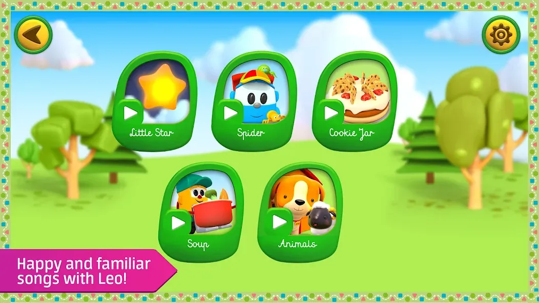 Leo kids songs and music games  [МОД Бесконечные деньги] Screenshot 4