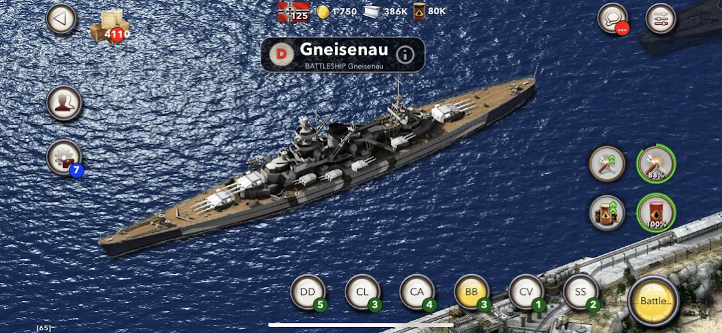 Navy Field: Online Sea Battles (НеиФилд)  [МОД Mega Pack] Screenshot 2