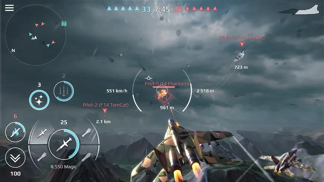 Sky Combat: War Planes Online (Скай Комбат)  [МОД Unlimited Money] Screenshot 1