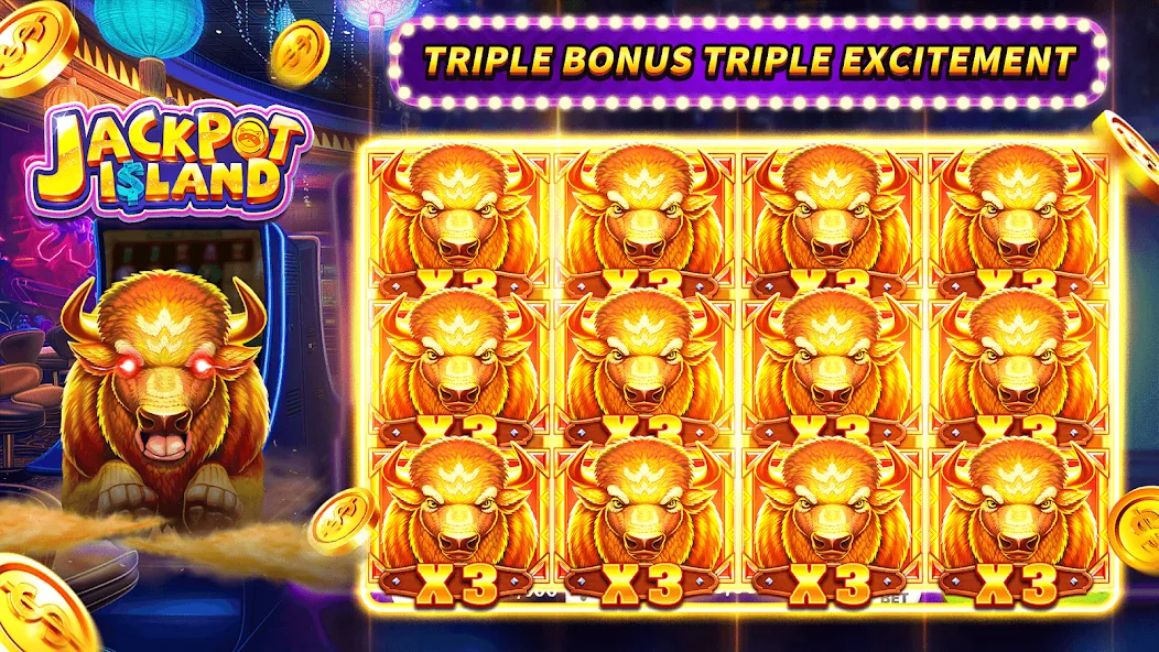 Jackpot Island - Slots Machine (Джекпот Айленд)  [МОД Много денег] Screenshot 5