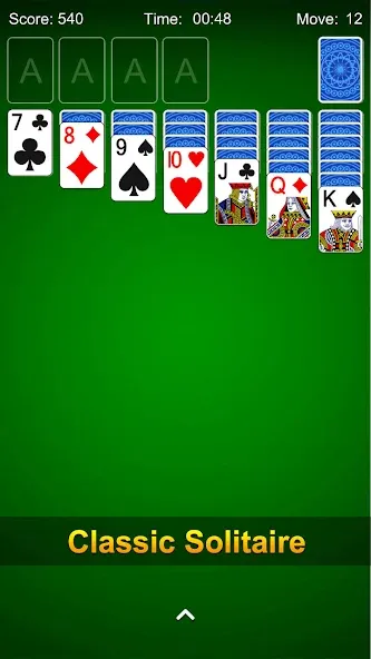 Solitaire - Classic Card Game (Солитер)  [МОД Бесконечные монеты] Screenshot 2