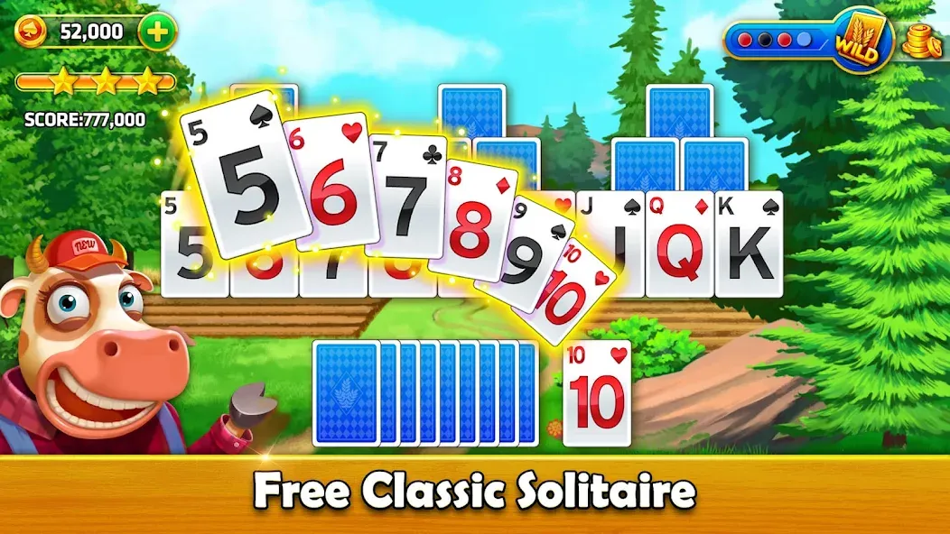 Solitaire Tripeaks - Farm Trip (Фарм Джорни)  [МОД Меню] Screenshot 5