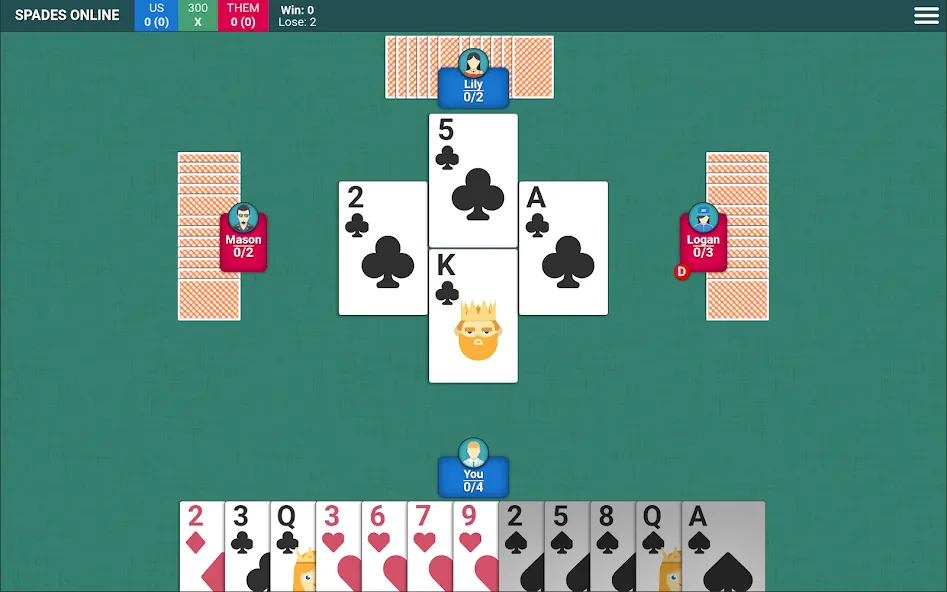 Spades Card Game (Спейдс Карточная Игра)  [МОД Unlimited Money] Screenshot 5