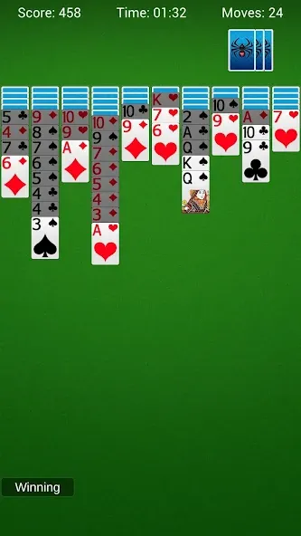 Spider Solitaire - Card Games  [МОД Много денег] Screenshot 3