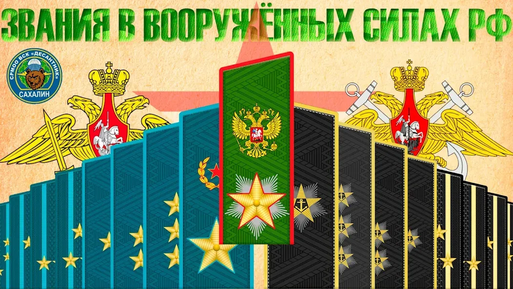 Звания ВС РФ  [МОД Unlocked] Screenshot 1