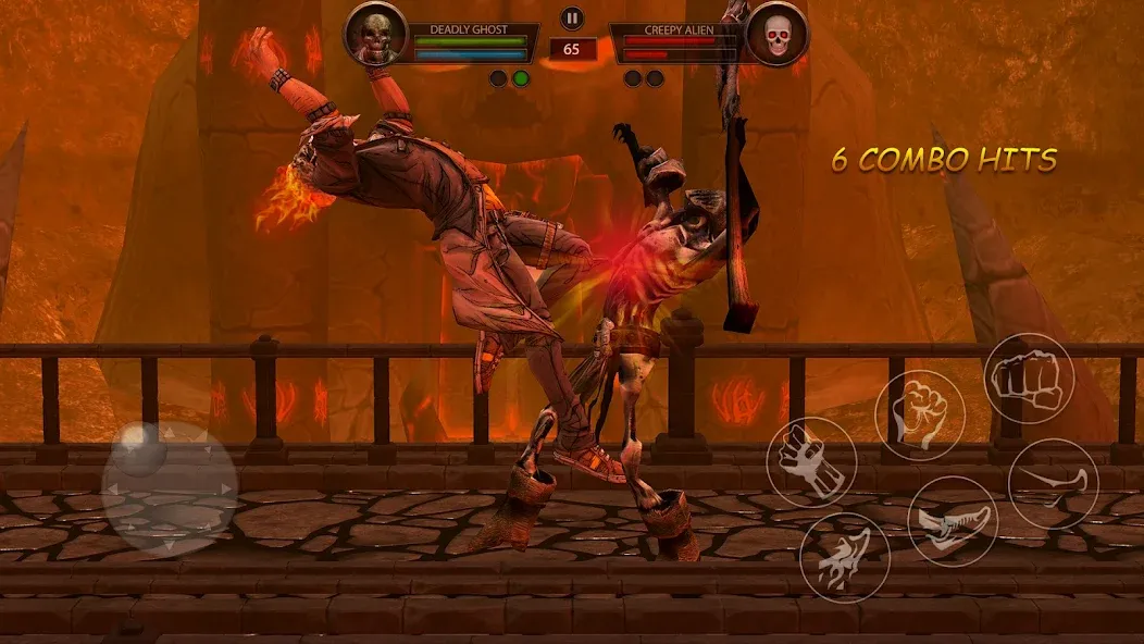 Ghost Fight 2 - Fighting Games  [МОД Бесконечные монеты] Screenshot 1