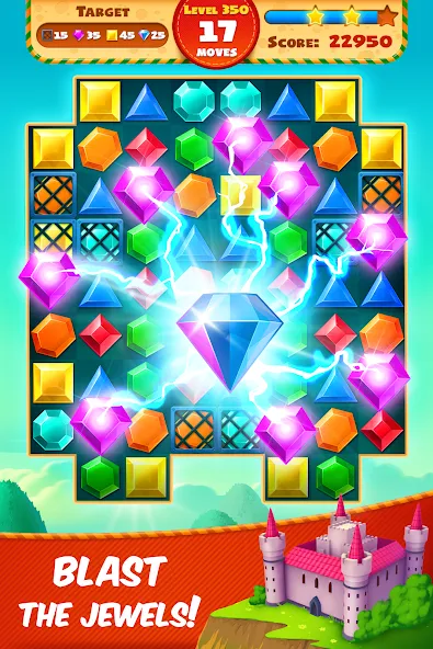 Jewel Empire : Quest & Match 3  [МОД Menu] Screenshot 4