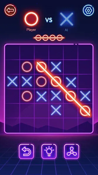 Tic Tac Toe 2 Player: XOXO  [МОД Много денег] Screenshot 2