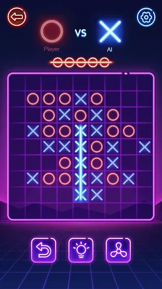 Tic Tac Toe 2 Player: XOXO  [МОД Много денег] Screenshot 4