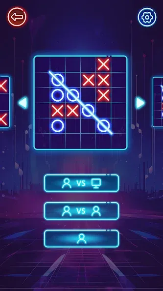 OX Game - XOXO · Tic Tac Toe  [МОД Бесконечные деньги] Screenshot 2