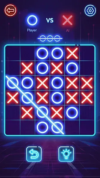 OX Game - XOXO · Tic Tac Toe  [МОД Бесконечные деньги] Screenshot 3