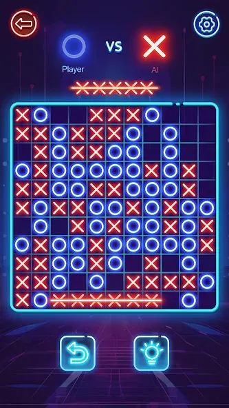 OX Game - XOXO · Tic Tac Toe  [МОД Бесконечные деньги] Screenshot 4