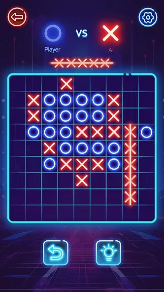 OX Game - XOXO · Tic Tac Toe  [МОД Бесконечные деньги] Screenshot 5