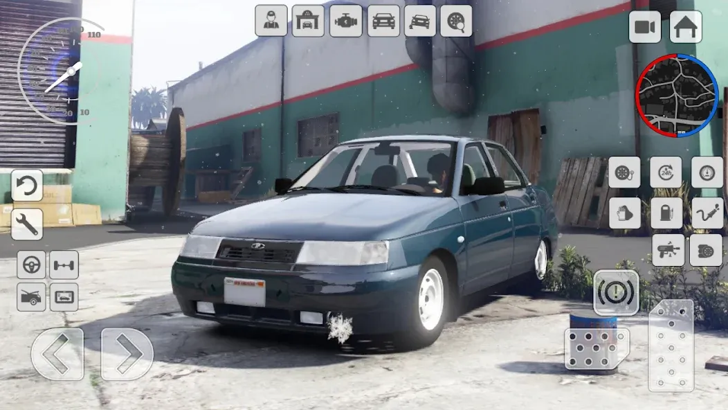 Drift 2110: Russian Tuning VAZ  [МОД Menu] Screenshot 4